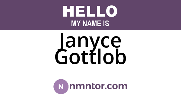 Janyce Gottlob