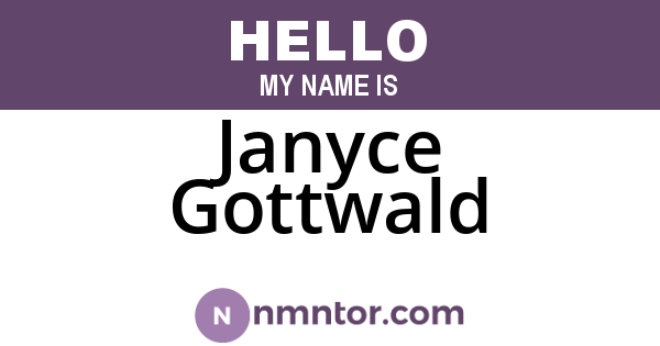Janyce Gottwald