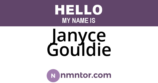 Janyce Gouldie