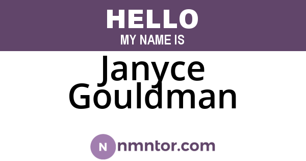 Janyce Gouldman