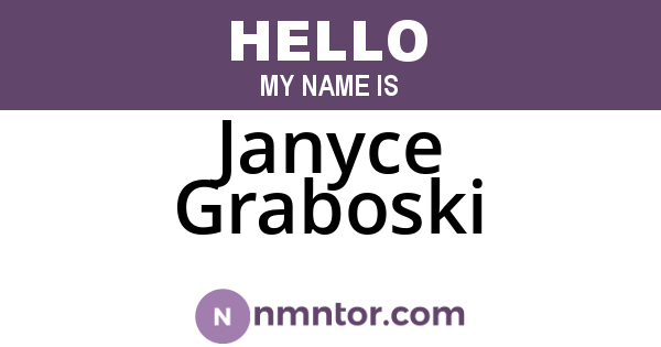 Janyce Graboski