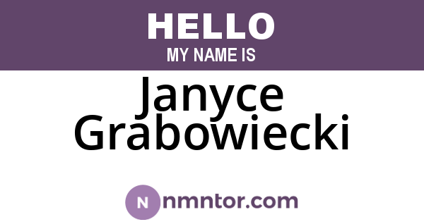 Janyce Grabowiecki