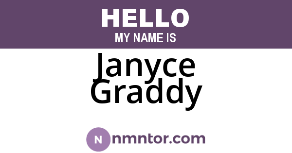 Janyce Graddy