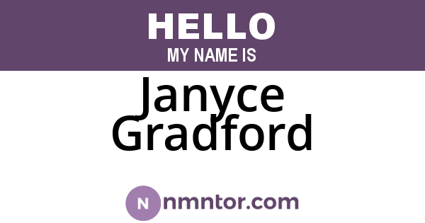 Janyce Gradford