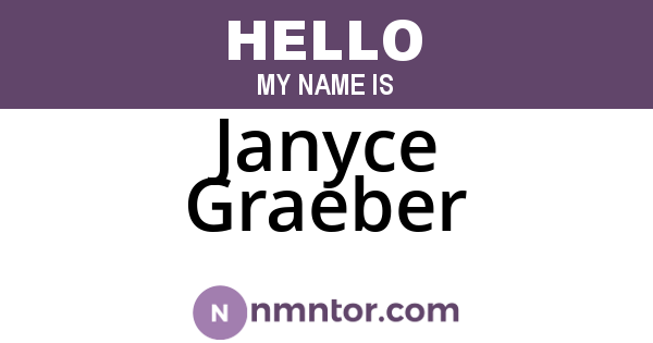 Janyce Graeber