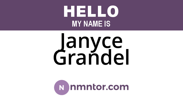 Janyce Grandel