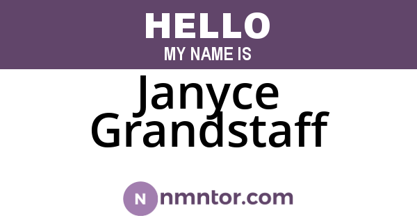 Janyce Grandstaff