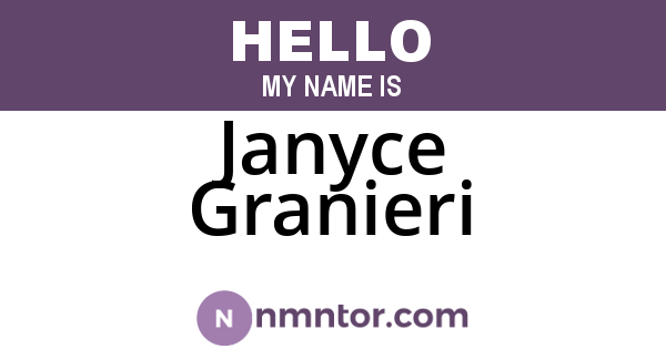 Janyce Granieri