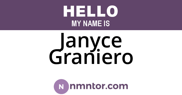 Janyce Graniero