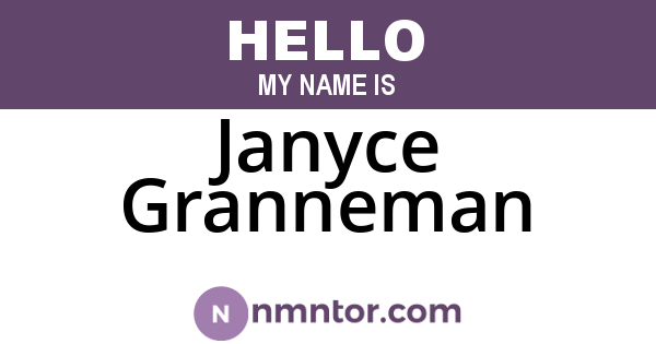 Janyce Granneman