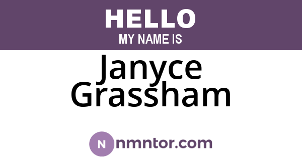 Janyce Grassham