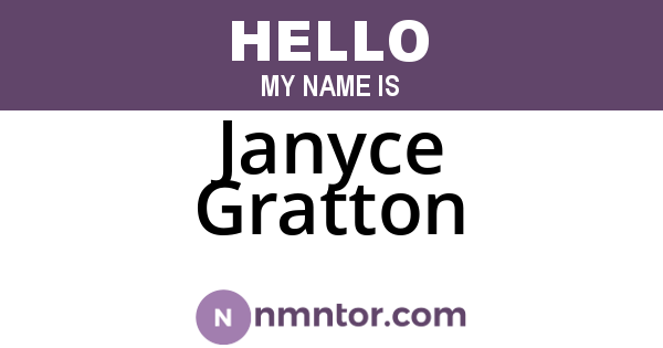 Janyce Gratton
