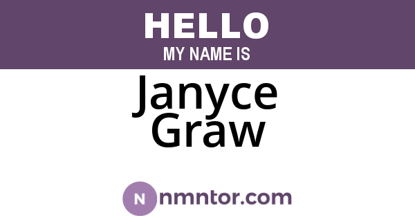 Janyce Graw