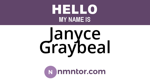 Janyce Graybeal