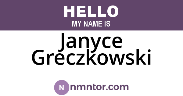 Janyce Greczkowski