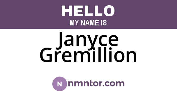 Janyce Gremillion