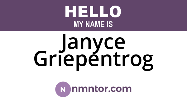 Janyce Griepentrog