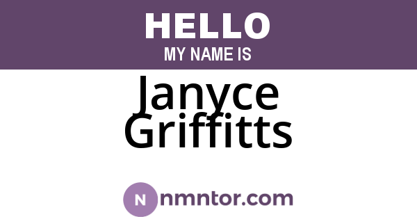 Janyce Griffitts