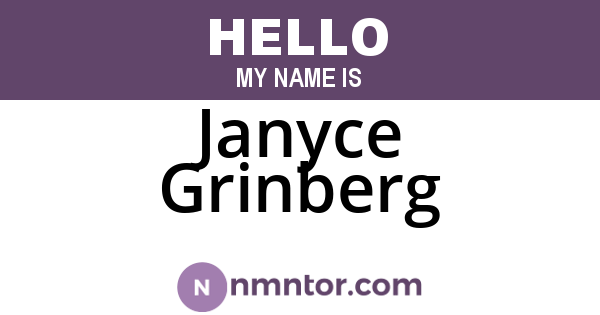 Janyce Grinberg