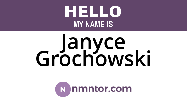Janyce Grochowski