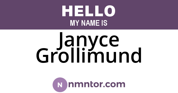 Janyce Grollimund