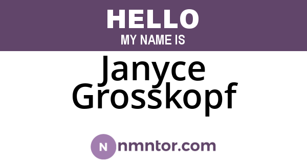 Janyce Grosskopf
