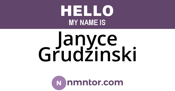 Janyce Grudzinski