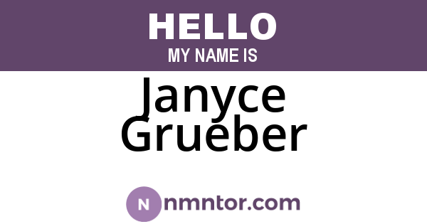 Janyce Grueber