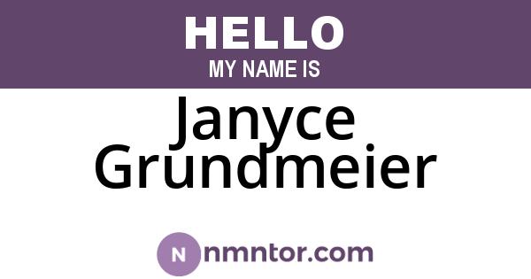 Janyce Grundmeier