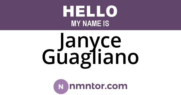 Janyce Guagliano