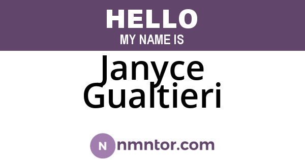 Janyce Gualtieri