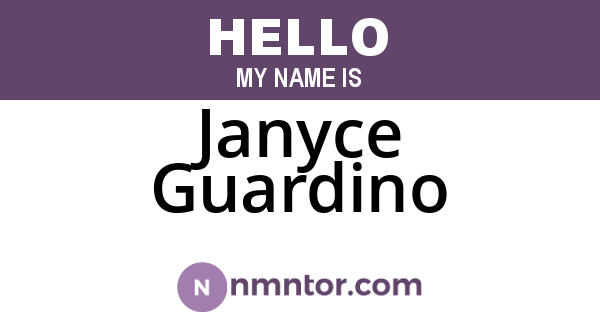 Janyce Guardino