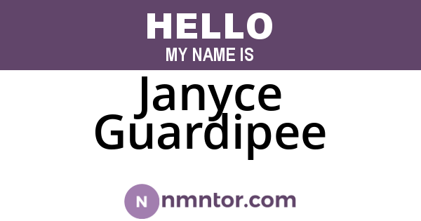 Janyce Guardipee