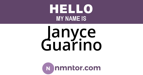Janyce Guarino