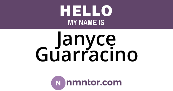Janyce Guarracino