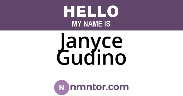 Janyce Gudino