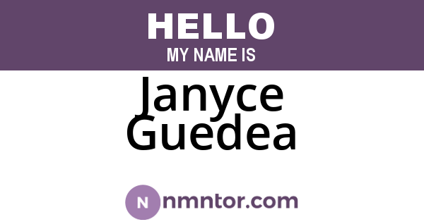 Janyce Guedea