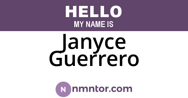 Janyce Guerrero