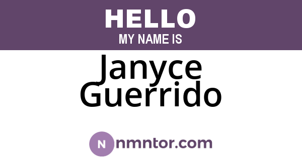 Janyce Guerrido