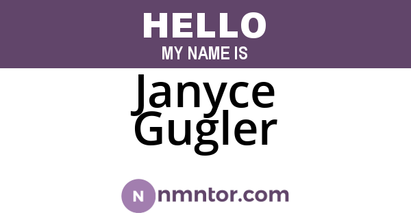 Janyce Gugler