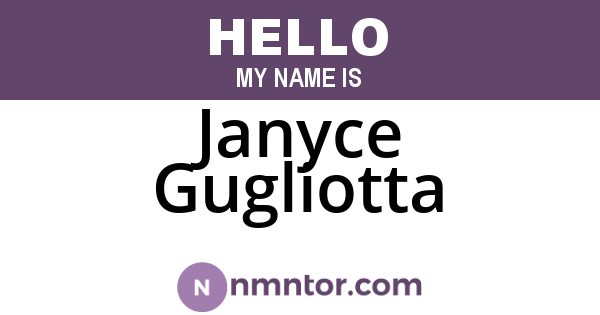 Janyce Gugliotta