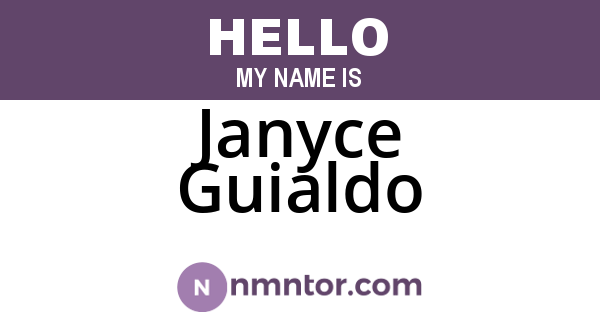 Janyce Guialdo