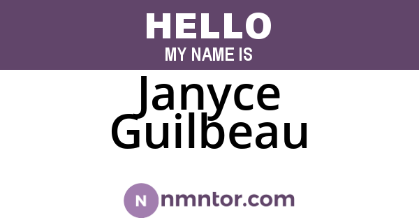 Janyce Guilbeau