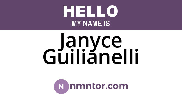 Janyce Guilianelli