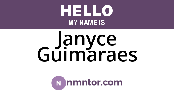 Janyce Guimaraes