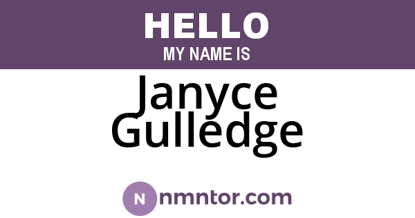 Janyce Gulledge
