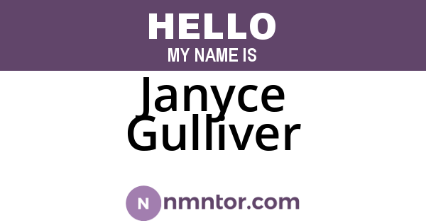 Janyce Gulliver