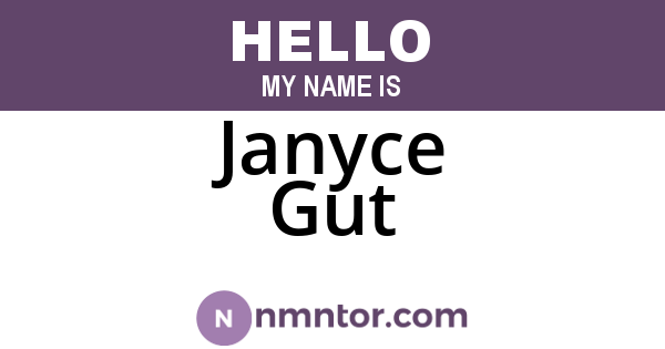 Janyce Gut