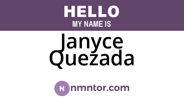 Janyce Quezada