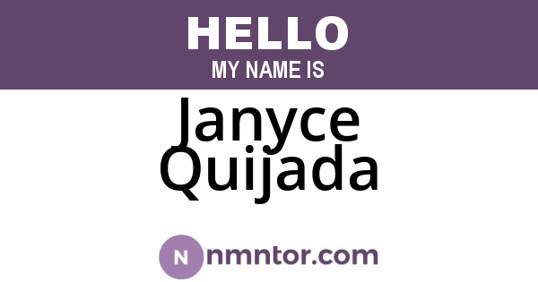 Janyce Quijada